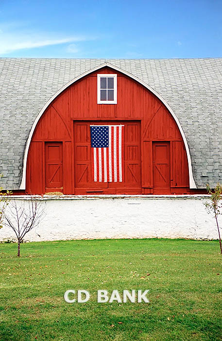 Patriotic Barn