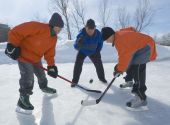 Boy Ice Hockey Players Facing Off Photo (1869126)