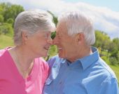 Senior Couple Rubbing Noses Photo (1869941)