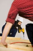 Carpenters Working With Power Tools Photo (1804032)