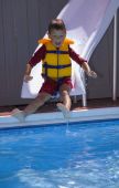 Boy On Waterslide Photo (1769863)